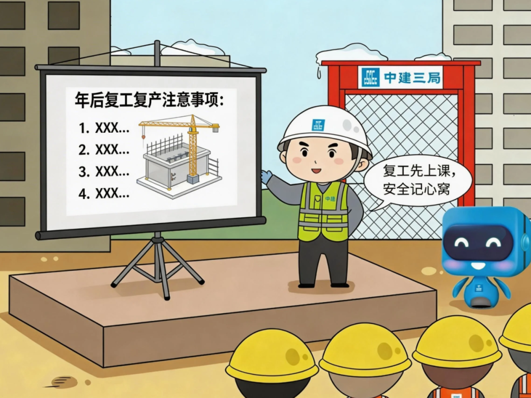 节后复工复产安全注意要点，一组AI漫画带您看~